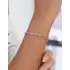 Mini Su Yolu Eskitme Altın Bileklik