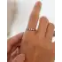 Mini Suyolu Eskitme Altın Yüzük