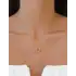 Mix Baget Taşlı Altın Kolye