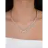 Sarı Altın Damla Taşlı Kolye