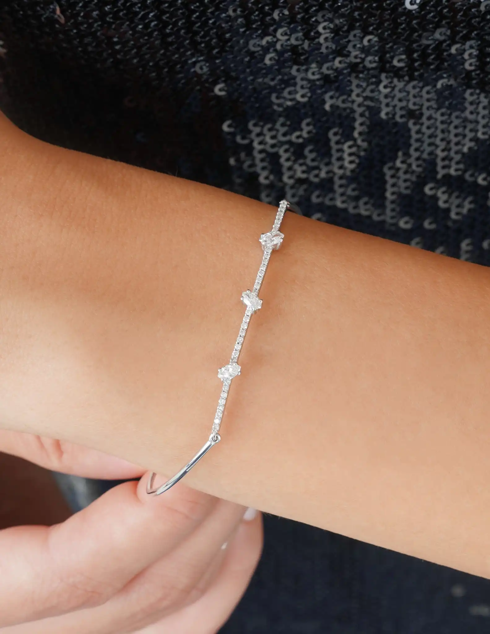 0.50 Ct. Pırlanta Taşlı Bileklik