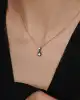 0.20 Ct. Elmas Taşlı Damla Kolye