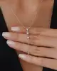 0.26 Ct. Pırlanta Taşlı Kolye