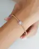 0.29 Ct. Pırlanta Taşlı Baget Bileklik