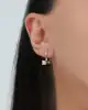 0.50 Ct. Pırlanta Tektaş Küpe