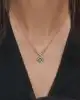 0.60 Ct. Elmas Gül Kolye