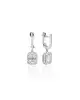 0.85 Ct. Pırlanta Baget Küpe