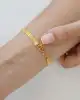 22 Ayar Altın Ova Hasır Bileklik