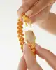 22 Ayar Altın Taşlı Burgu Bileklik