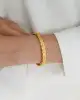 22 Ayar Desenli Altın Kelepçe Bileklik