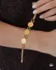 22 Ayar Dorika ve Tuğralı Altın Bileklik