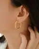 22 Ayar Halka Küpe