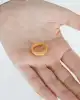 22 Ayar Hasır Model Halka Küpe
