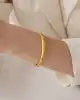 22 Ayar Renkli Taşlı Altın Kelepçe Bileklik