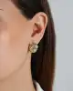 İstiridye Altın Küpe
