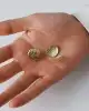 İstiridye Altın Küpe