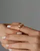Taşlı Lotus Yüzük