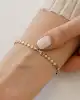 Taşlı Üçgen Zincirli Altın Bileklik