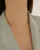 Taşlı Çiçek Kolye