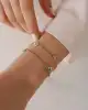 Mix Figürlü Altın Bileklik