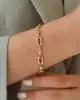 Dorika Detaylı Dörtgen Zincir Bileklik