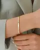 Mini Kareli Altın Bileklik