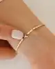 Baget Taşlı Altın Bileklik