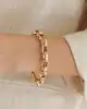Bold Oval Halkalı Zincir Bileklik