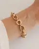 Bold Oval Halkalı Zincir Bileklik