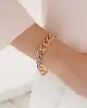 Mix Zincirli Altın Bileklik
