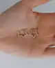 Altın Yıldız Küpe