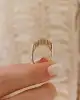 Taşlı Tasarım Altın Yüzük
