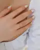 Mini Taşlı Altın Yüzük