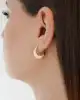 Bold Altın Halka Küpe
