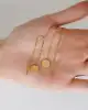 22 Ayar Tuğralı Altın Küpe
