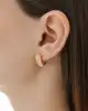 22 Ayar Taşlı Altın Küpe