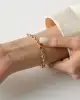 Taşlı Prizma Zincir Bileklik