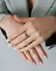 Yeşil Taşlı Altın Yüzük