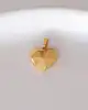 22 Ayar Altın 3D Kalpli Kolye Ucu