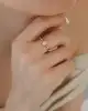 Taşlı Vintage Altın Yüzük