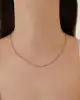 Kırmızı Mineli Mini Kapsül Zincir