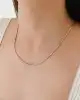 Balıksırtı Altın Zincir Kolye