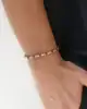 Siyah Taş Detaylı Altın Erkek Bileklik