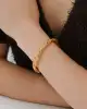 22 Ayar Altın Telkari Model Burgu Kelepçe Bileklik
