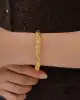 22 Ayar Altın Telkari Model Burgu Kelepçe Bileklik