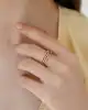 Renkli Taşlı Altın Yüzük