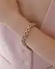 Üç Renkli Altın Zincir Bileklik