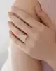 Mineli Kalp Altın Yüzük