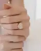 Mineli Kalp Altın Yüzük