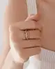 Mavi Taşlı Ay Yıldız Yüzük